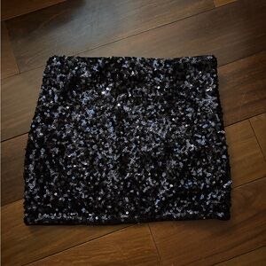 Sequin Mini Skirt